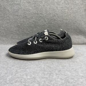 Allbirds Wool Runner Shoes Women's Size 7 Charcoal Gray Lace Up Low Top Sneakers